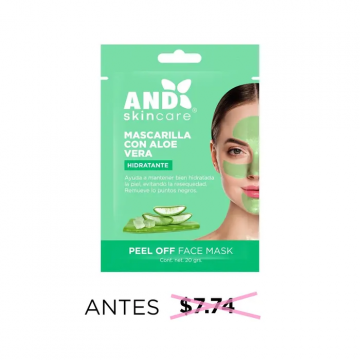 Mascarilla facial PEEL OFF 
